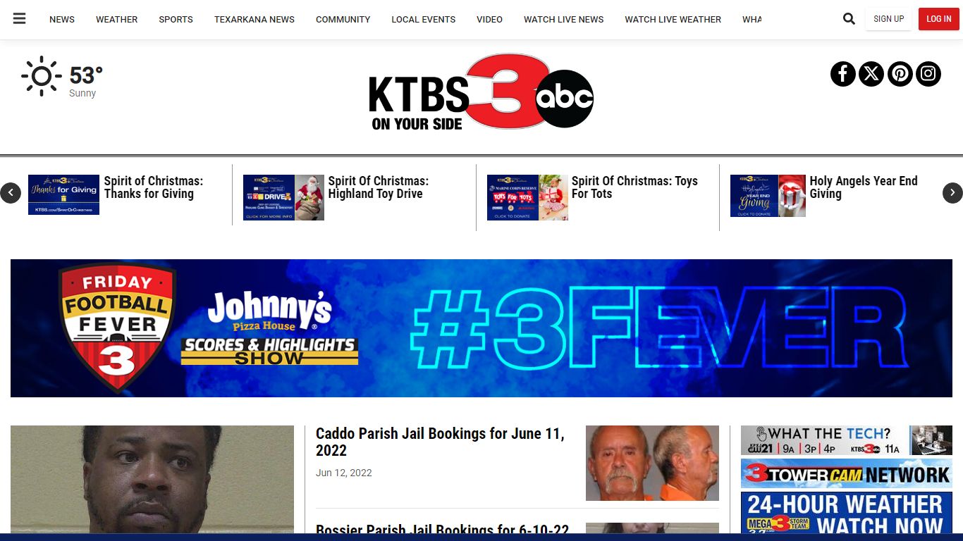 Jail Bookings | ktbs.com